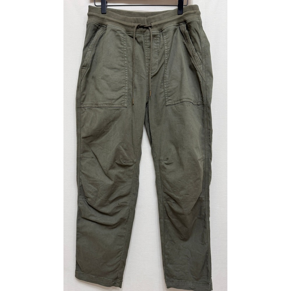 Faherty Mens Arlie Day Pants Olive Green Tencel Utility Joggers WBF2203-DOL M